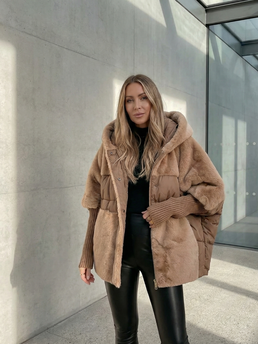 Doudoune femme à capuche – doublée