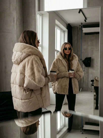 Doudoune femme à capuche – doublée