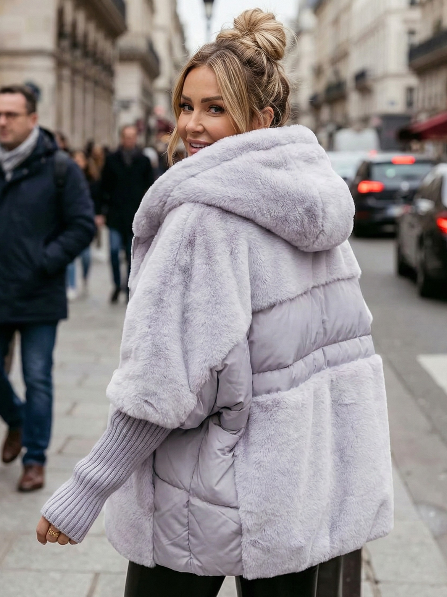 Doudoune femme à capuche – doublée