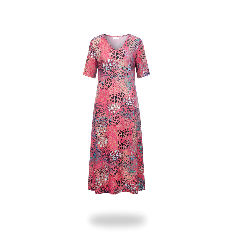 Robe midi fleurie